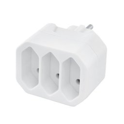 STRUJNI RAZVODNIK-RAZDELNIK EURO 3 UTICNICE 16A BELI PROSTO