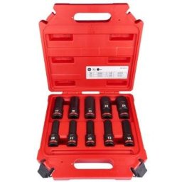 Set udarnih dubokih nasadnih ključeva 10-24mm Milwaukee (4932480457)