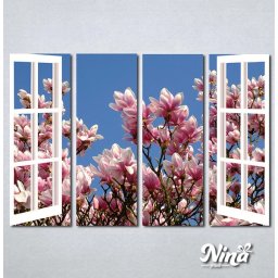 Slike na platnu Pogled na magnolije Nina543_4