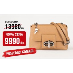 Ženska kožna torba Trendy kamel