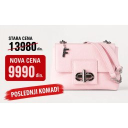 Ženska kožna torba Trendy roze