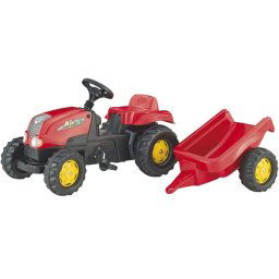 RollyToys Traktor na pedale sa prikolicom crveni (012121)