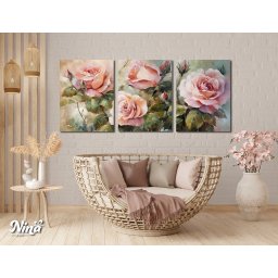 Moderne slike na platnu Roze ruze ms106