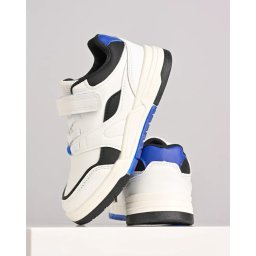 Dečije patike sa pertlama i čičkom D645 bele