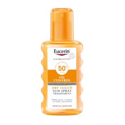 Eucerin Oil Control Dry Touch sprej za zaštitu osetljive kože od sunca SPF 50+ 200ml