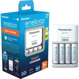 eneloop BQ-CC17E SMART punjač + 4x AA BK-3MCDE baterije (K-KJ17MCD40E)