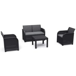 Baštenski set Rosalie 2 seater - grafit