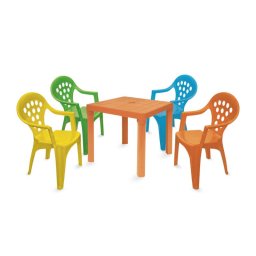 Dečiji set - sto + 4 stolice