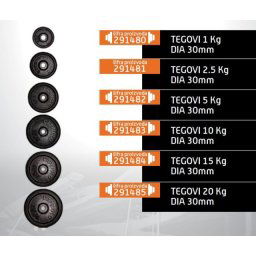 Capriolo tegovi 15 kg dia 30mm ( 291484 )