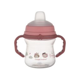 Canpol babies solja bonjour paris 150ml sa silikonskim kljunom (56/612) - pink ( 56/612_pin )