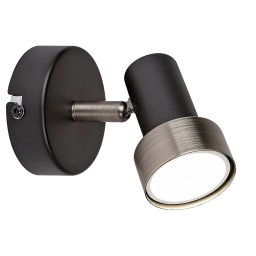 SPOT ZIDNA LAMPA 1XGU10 KONRAD METALIK 73011 RABALUX