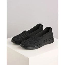 Ženske streč espadrile L092406 crne