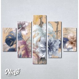 Slike na platnu Monstera u pastelnim bojama Nina546_5