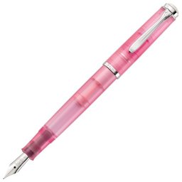 Nalivpero Classic M205 (M)+kožna bela futrola+poklon kutija G30 Pelikan 823845 kvarc-roze