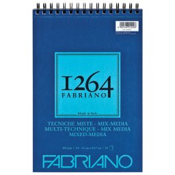 Blok 1264 Mixed Media spirala gore A4 30L 300g (textured)