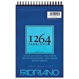 Blok Mixed Media 1264 spirala gore A5 15L 300g (textured)