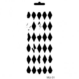 Stencil mix media MU31 series 10*25
