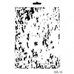 Stencil mix media MA14 series 21*29
