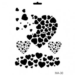 Stencil mix media MA30 series 21*29