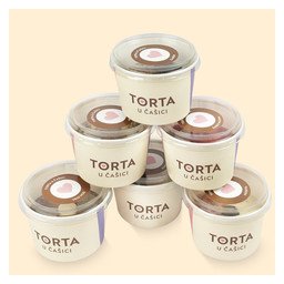 Set TORTA u čašici