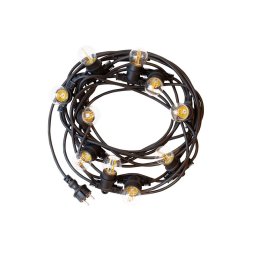 SPOLJNA RASVETA ZA DVORISTE CRNA 10XE27 5M IP65 GARLAND SPECTRUM