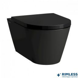 WC Šolja konzolna Laufen K'BYLAUFEN rimless crna