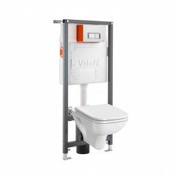 WC SET - Vitra ugradni vodokotlić +Vitra hrom taster+Vitra S20 konzolna šolja+Vitra soft close wc daska