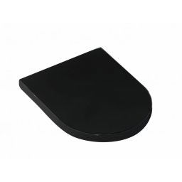 WC daska HATRIA FUSION mat crna slim softclose