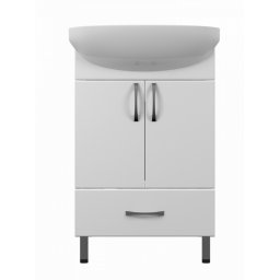 UNI Toaletni ormarić 55 sa lavaboom i soft close šarkama