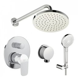 Ugradna baterija IS CERAFLEX sa ružom, tuš ručicom i kliznom šipkom