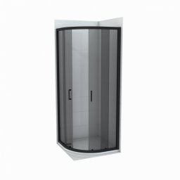 Tuš kabina COPEN ATLAS BLACK R90x195cm staklo 6mm tonirano staklo