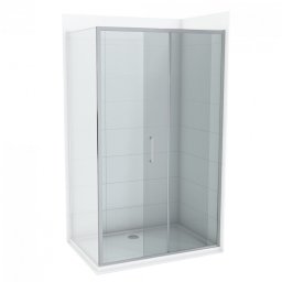 Stakleni paravan CONCEPT DEVON 120x195cm staklo 6mm providno sa tankim ramom