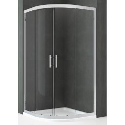 SENSI polukružna tuš kabina 80x80x195cm 6mm providno staklo