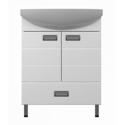 LINE Toaletni ormarić 65 F sa lavaboom i soft close šarkama