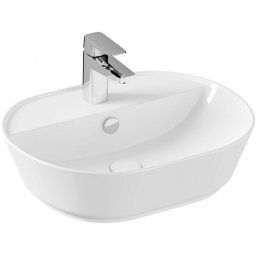 Lavabo nadgradni VITRA Geo 54.5x43cm sa otvorom za slavinu i prelivom