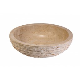 Lavabo nadgradni MINOTTI LILU ROUGH fi500x150 mermerni