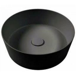 Lavabo nadgradni HATRIA HAPPYHOUR SLIM 07:00 fi440x155mm mat black