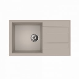 Granitna sudopera MILO RETTO 78x46 Pure sand sa sifonom