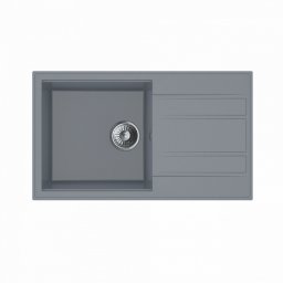 Granitna sudopera MILO RETTO 78x46 Diamond grey sa sifonom
