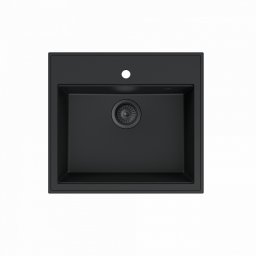 Granitna sudopera MILO RETTO 56x51 Lava stone sa sifonom