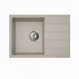 Granitna sudopera MILO METRO 62x44 Pure sand sa sifonom