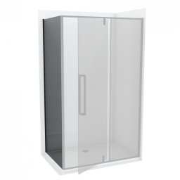 Bočno staklo CONCEPT ABSOLUT BLACK 80x200cm dark staklo 6mm crni mat ram