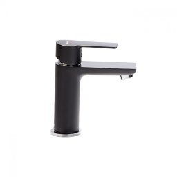 Baterija za lavabo MINOTTI STELA crna / hrom bez POP-UP