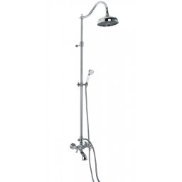 Baterija dvoručna za kadu EMMEVI DECO CLASSIC sa usponskim tušem set