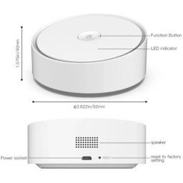 ZIGBEE-GATEWAY-GW012 GembirdRSH Smart Multi-mode Gateway WiFi Bluetooth Mesh Hub glasovna kontrola