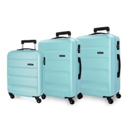 Roll Road ABS Set kofera 3/1 - Sky blue ( 58.494.6E )