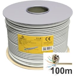FPC-6004-L/100 Gembird FTP cat.6 Indoor licnasti CCA kotur 100m