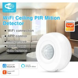 ZIGBEE-SMART-PIR-MS08 Gembird Tuya Smart WiFi PIR senzor detektora pokreta ljudskog tela,infracrveni