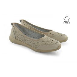 Kožne ženske espadrile 2954BE bež