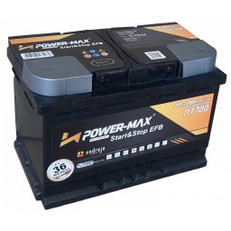 Power -Max PT700, EFB Start&Stop, 70Ah, 700A